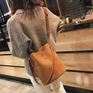 New Messenger Shoulder Bag Brown 215